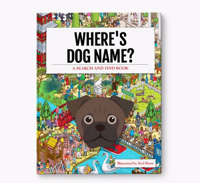 Personalised Where's {dogsName} Book